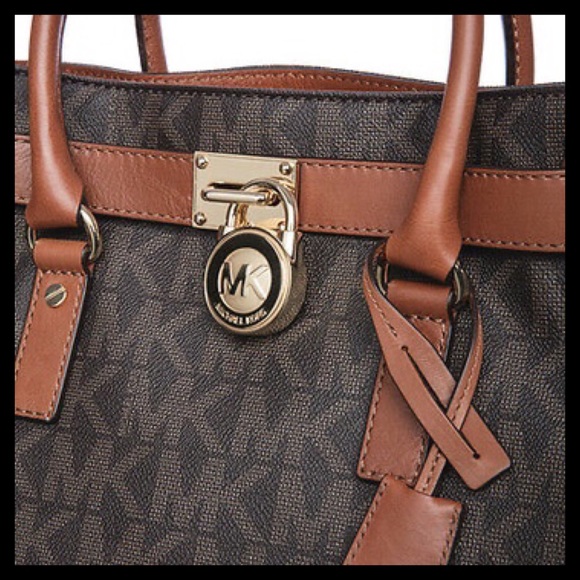 Michael Kors Hamilton Large North South Logo Tote - Picture 6 of 12